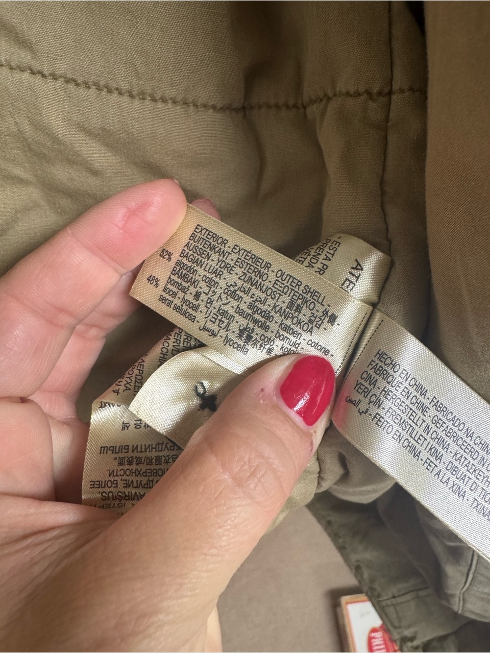 Zara Faded Cotton Blend Coat - Picture 5 of 5